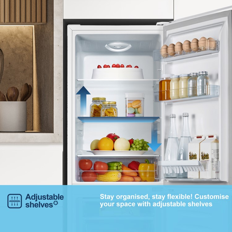 Fridgemaster 175 Litre 60/40 Freestanding Fridge Freezer - White - Image 5