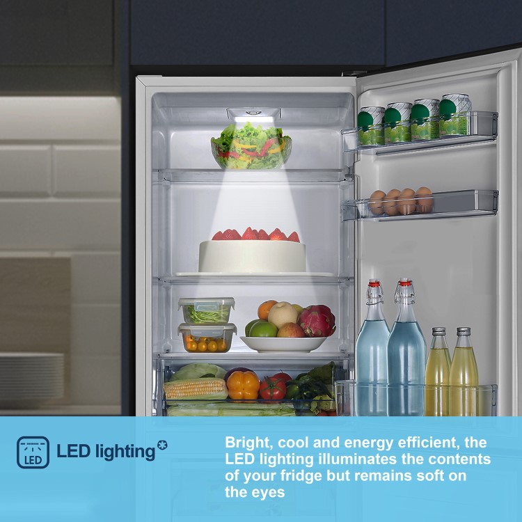 Fridgemaster 252 Litre 50/50 Freestanding Fridge Freezer - White - Image 8