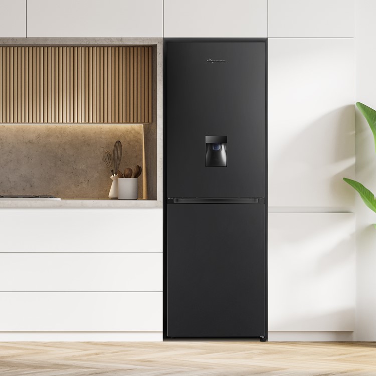 Fridgemaster 256 Litre 50/50 Freestanding Fridge Freezer - Black - Image 13