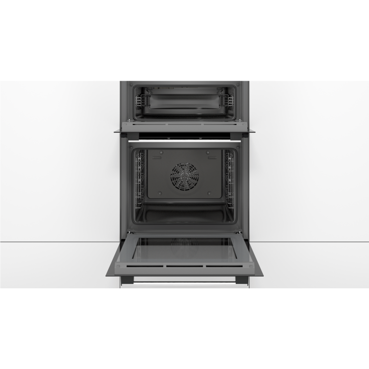 Bosch Series 2 MHA133BR0B Built-In Electric Double Oven - Stainless Steel - Image 3