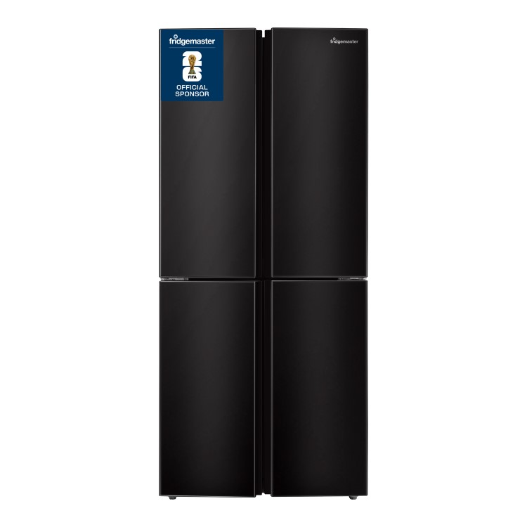 Fridgemaster 427 Litre Four Door American Fridge Freezer - Black