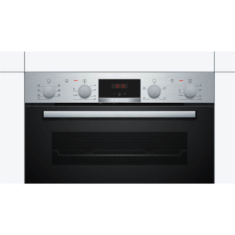 Bosch Series 4 NBS533BS0B Built-Under Electric Double Oven - Stainless Steel - Image 3