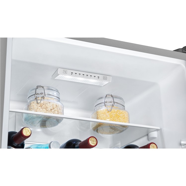Hisense 304 Litre 60/40 Freestanding Fridge Freezer - Stainless Steel - Image 4