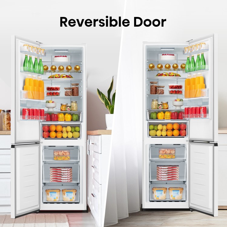 Hisense 336 Litre 60/40 Freestanding Fridge Freezer - White - Image 10
