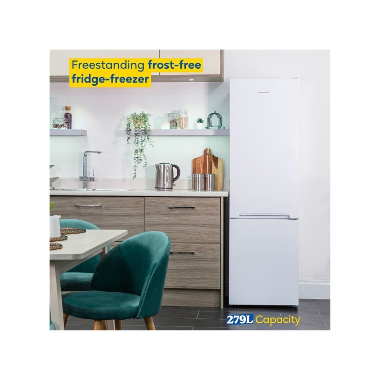 Russell Hobbs 279 Litre 70/30 Freestanding Fridge Freezer - White - Image 5