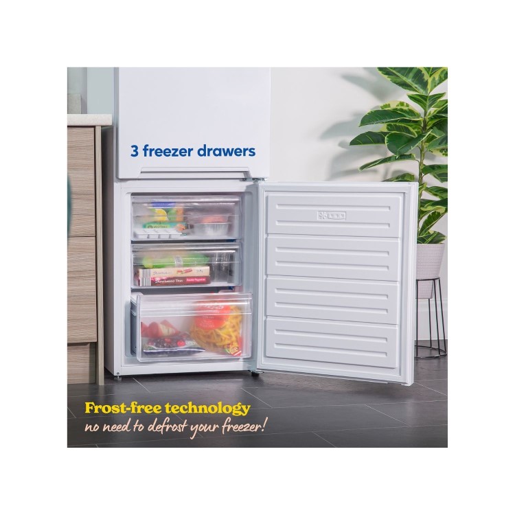 Russell Hobbs 279 Litre 70/30 Freestanding Fridge Freezer - White - Image 7
