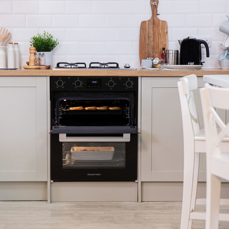 Russell Hobbs RH72DEO1001B01 Built Under Electric Double Oven - Black - Image 6