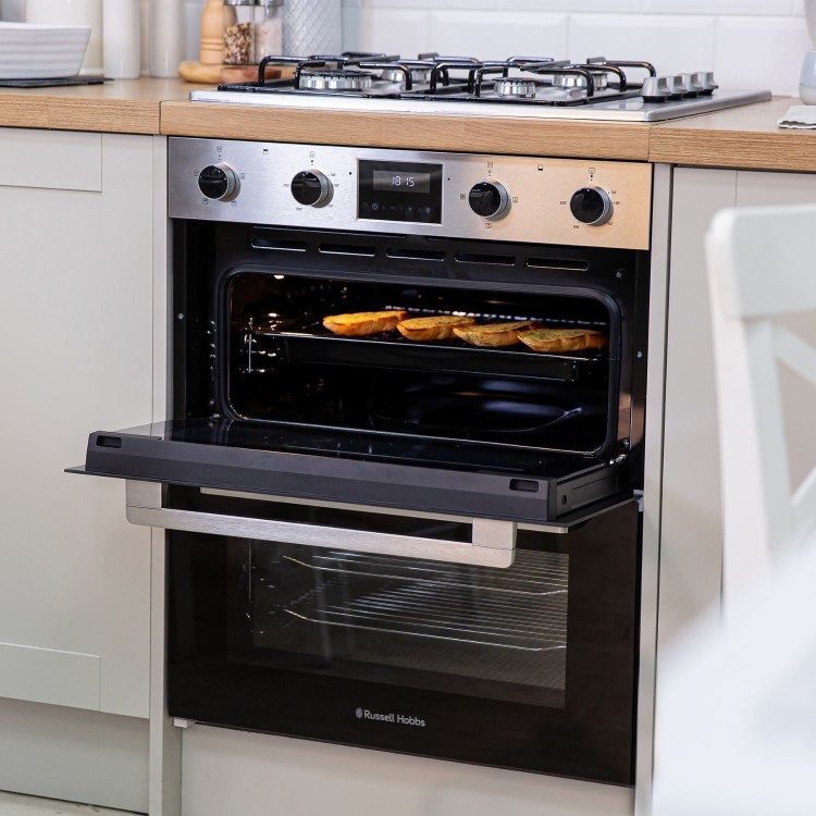 Russell Hobbs RH72DEO1002SS01 Built Under Electric Double Oven - Stainless Steel - Image 5