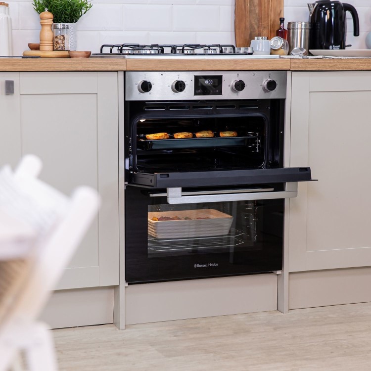 Russell Hobbs RH72DEO1002SS01 Built Under Electric Double Oven - Stainless Steel - Image 7