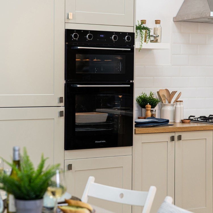Russell Hobbs RH89DEO2001B01 Built-In Electric Double Oven - Black - Image 6