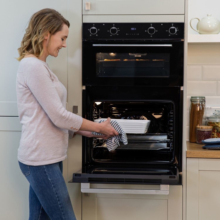 Russell Hobbs RH89DEO2001B01 Built-In Electric Double Oven - Black - Image 7