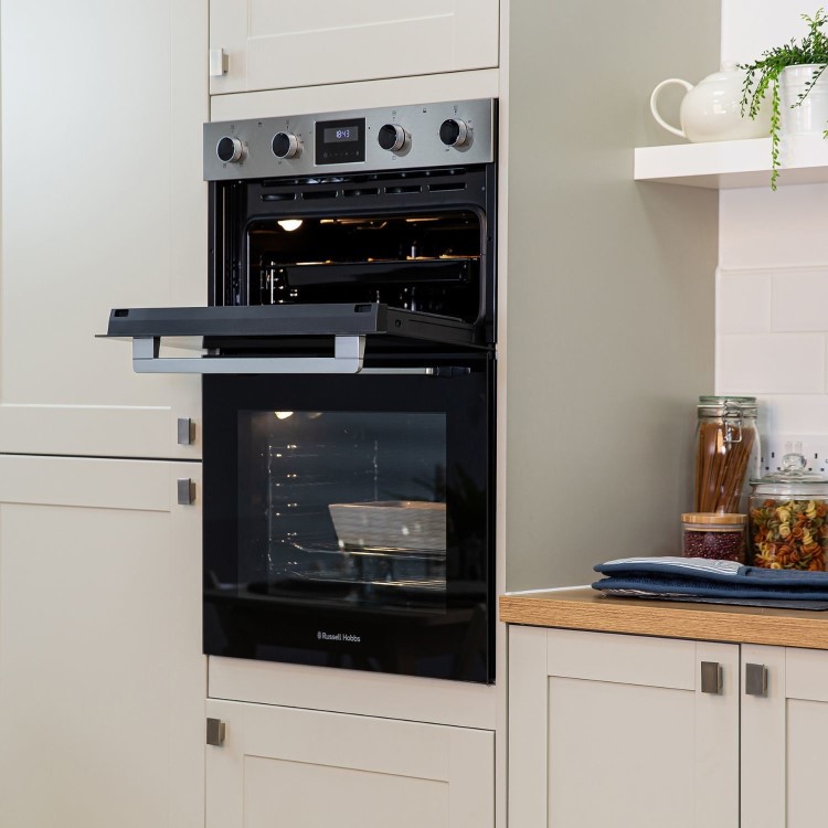 Russell Hobbs RH89DEO2002SS01 Built-In Electric Double Oven - Stainless Steel - Image 6