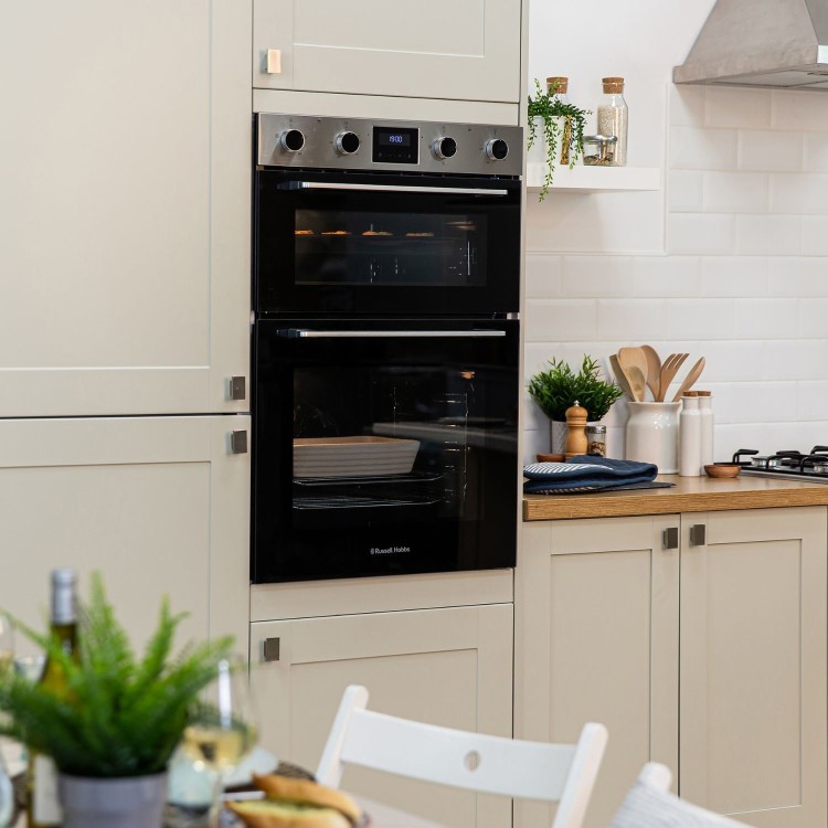 Russell Hobbs RH89DEO2002SS01 Built-In Electric Double Oven - Stainless Steel - Image 8