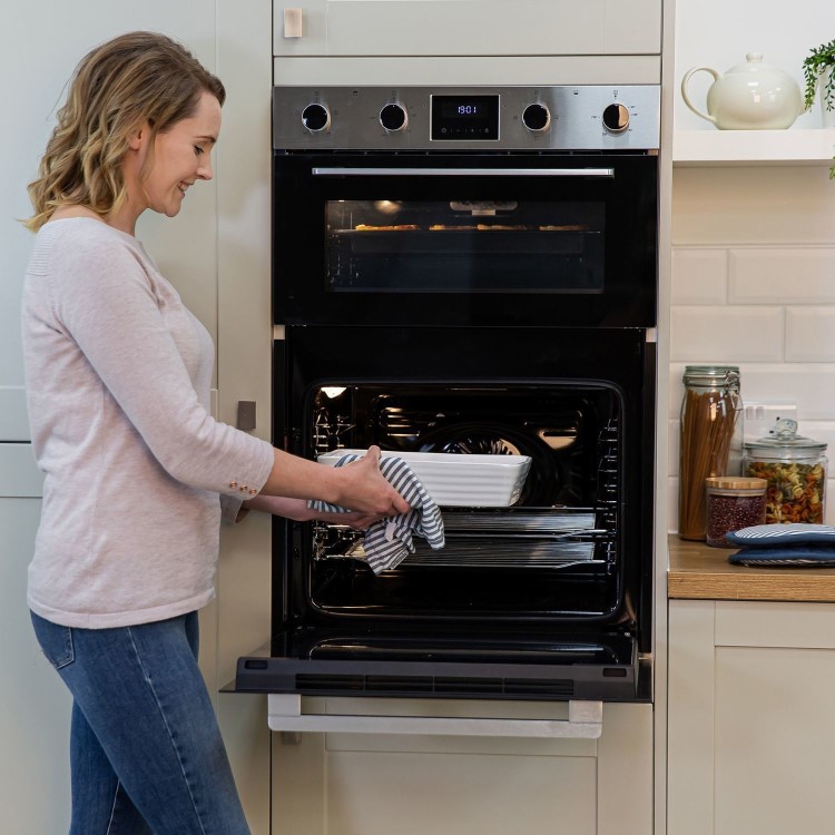 Russell Hobbs RH89DEO2002SS01 Built-In Electric Double Oven - Stainless Steel - Image 9