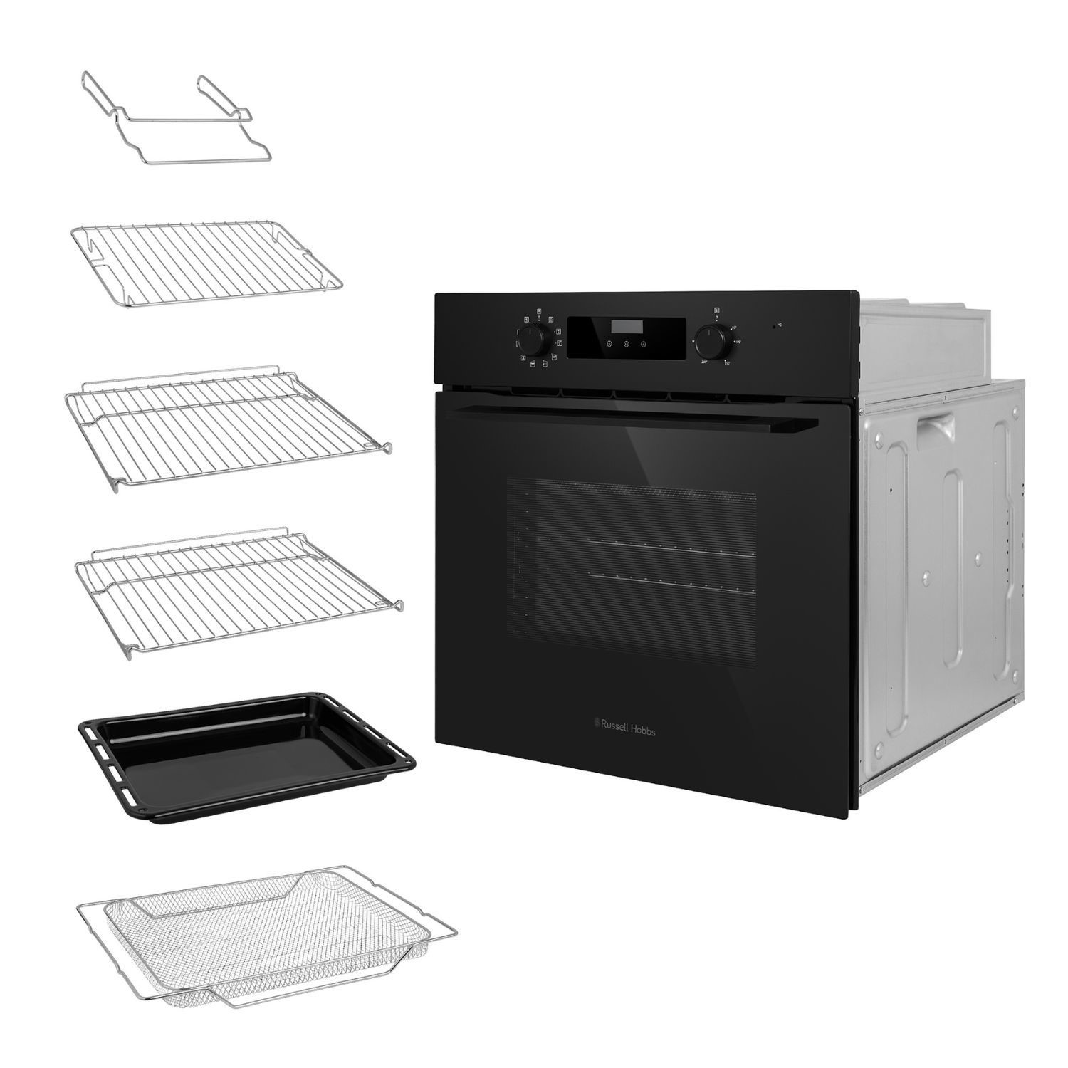Russell Hobbs RHEO7009MB Multifunctional Electric Single Oven - Matte Black - Image 4