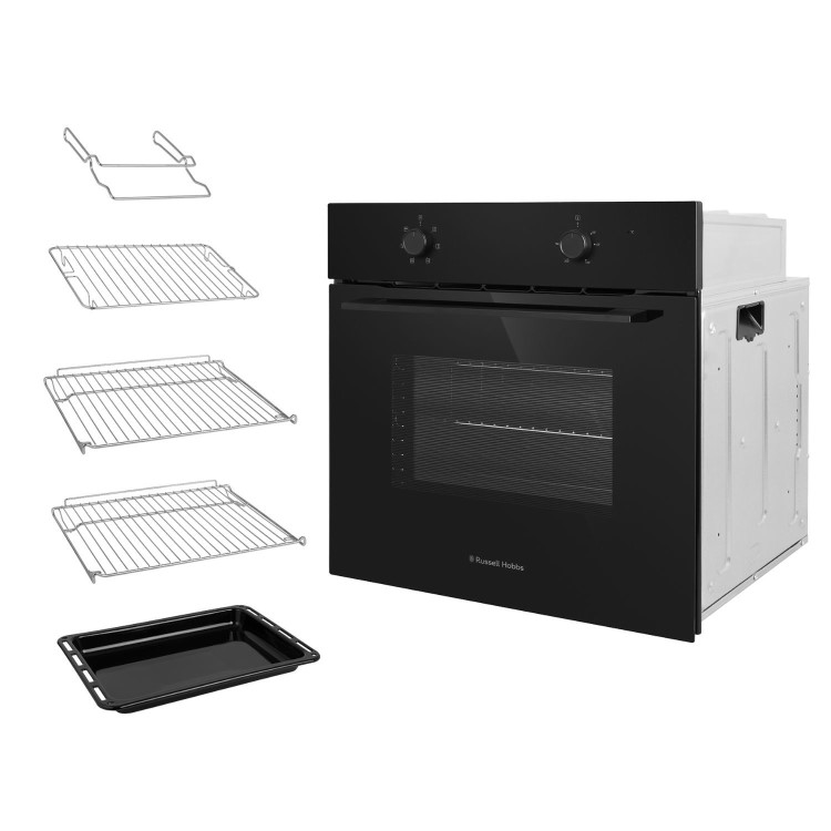 Russell Hobbs RHFEO7008MB Electric Fan-Assisted Single Oven - Matte Black - Image 4