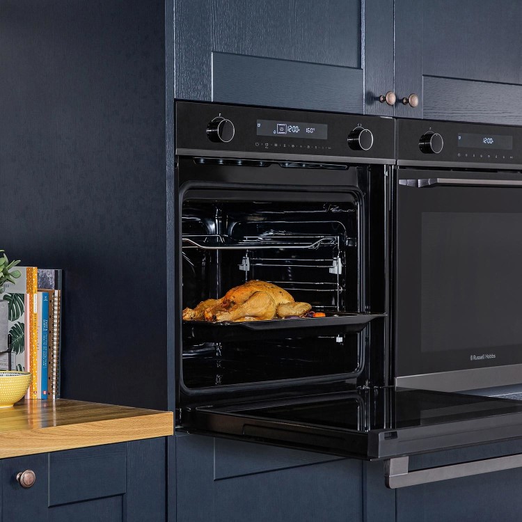 Russell Hobbs RHMEO7202DS Electric Single Oven & Microwave - Black - Image 9