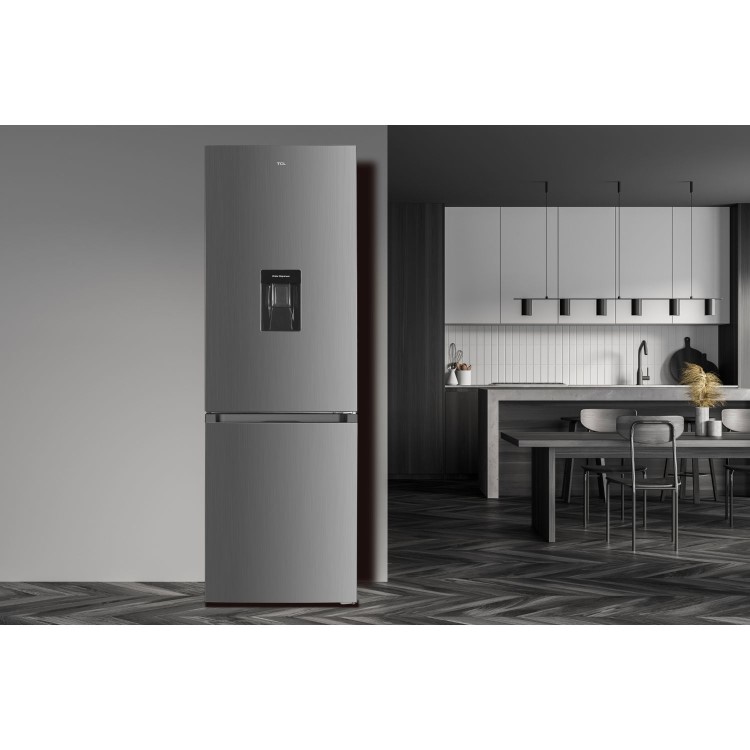 TCL 293 Litre 70/30 Freestanding Fridge Freezer - Stainless steel - Image 14