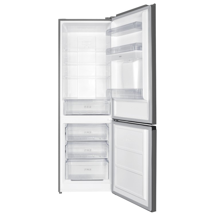 TCL 293 Litre 70/30 Freestanding Fridge Freezer - Stainless steel - Image 2
