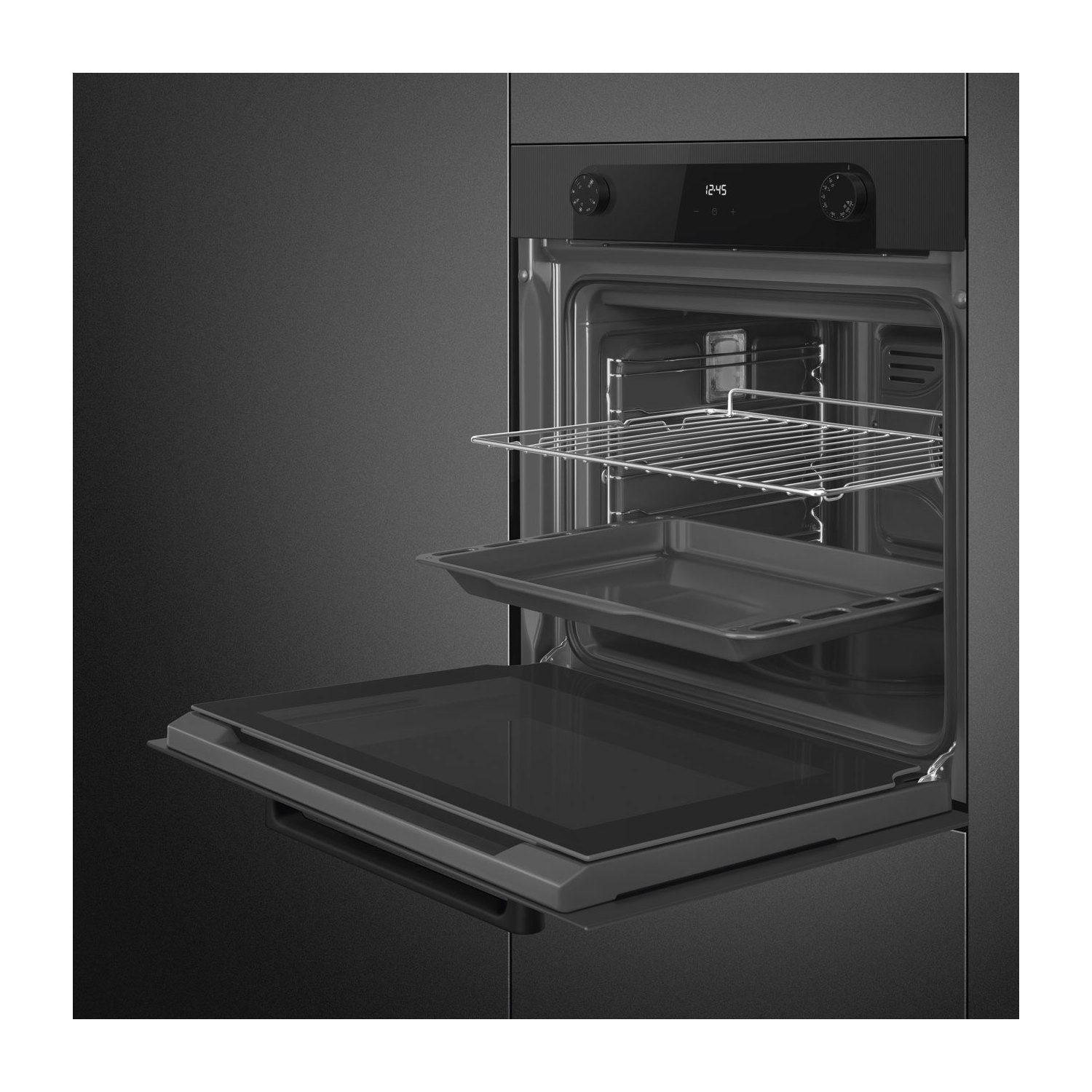 Smeg SF6200TBI Musa Electric Single Oven - Black - Image 4