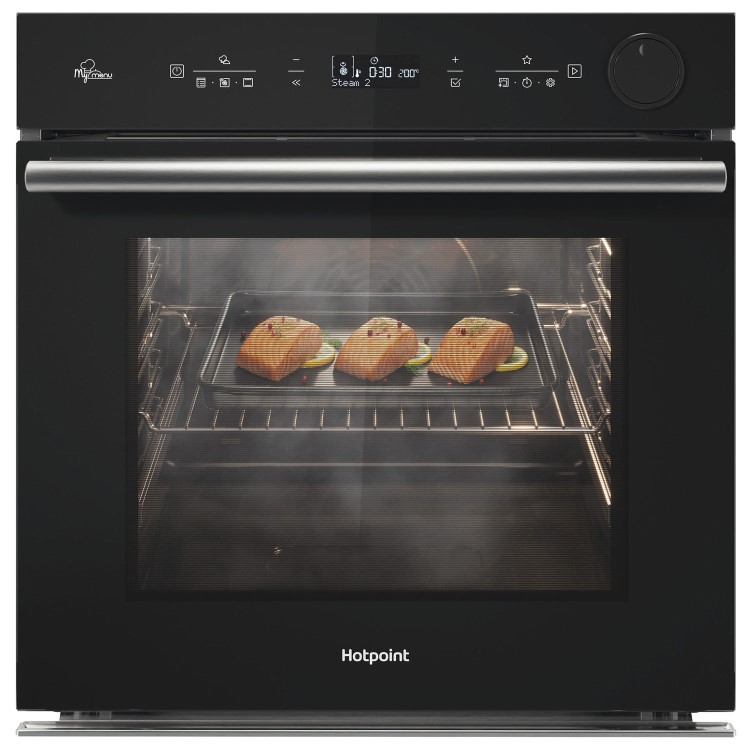 Hotpoint Class 4 SI4S854CBL Air Fry Electric Single Oven with ActiveSteam