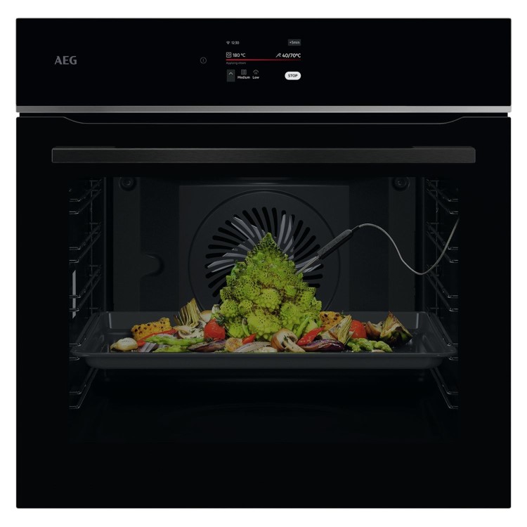 AEG 7000 Series TE7PB731AB MealAssist Electric Single Oven - Black