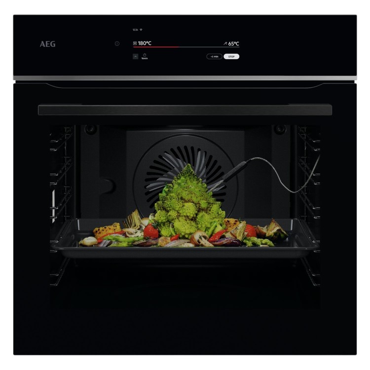AEG 9000 Series TT9PB831AB ProAssist Electric Single Oven - Black