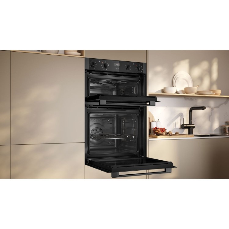 Neff N50 U1ACE2AG3B Built-In Double Oven - Graphite - Image 4