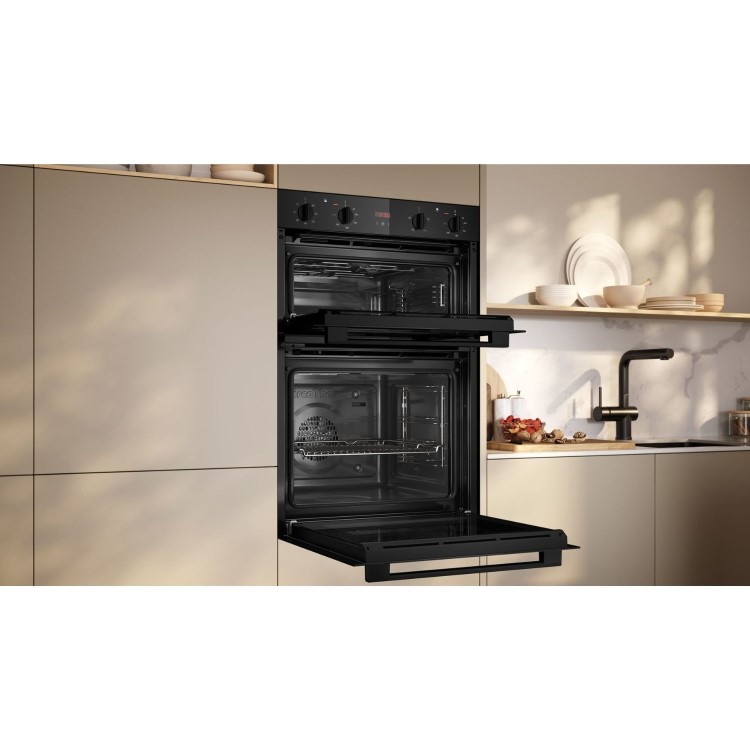 Neff N30 U1DCC0AK3B Electric Built-In Double Oven - Black - Image 4