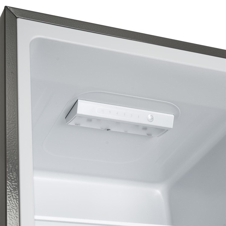 electriQ 254 Litre 50/50 Freestanding Fridge Freezer - Stainless Steel - Image 7