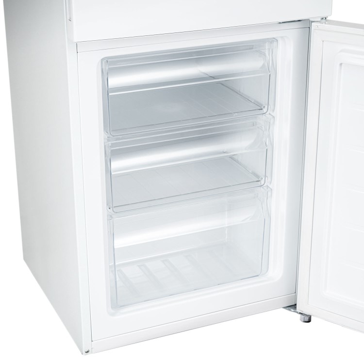 electriQ 227 Litre 70/30 Freestanding Fridge Freezer - White - Image 7