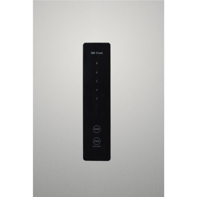 electriQ 282 Litre Fridge Freezer - Total No Frost in Stainless Steel - Image 3