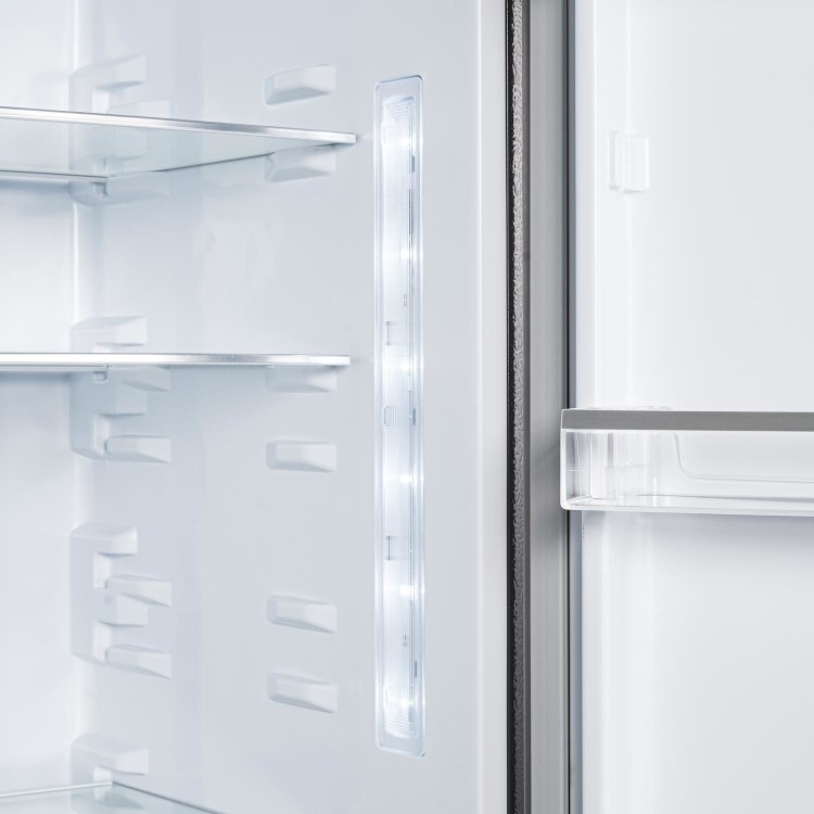 electriQ 282 Litre Fridge Freezer - Total No Frost in Stainless Steel - Image 6