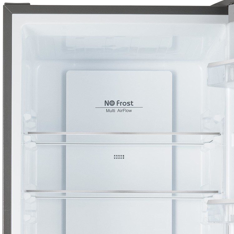 electriQ 282 Litre Fridge Freezer - Total No Frost in Stainless Steel - Image 7