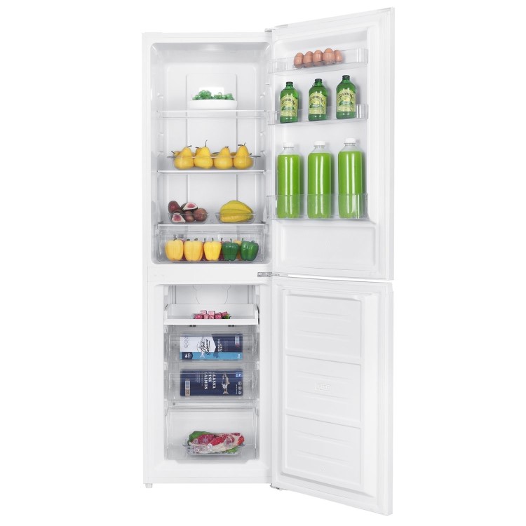 electriQ No Frost 247 Litre 50/50 Freestanding Fridge Freezer – White - Image 5