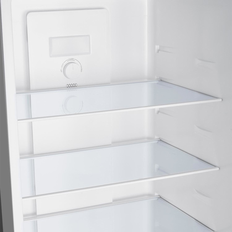 electriQ 291 Litre 60/40 Freestanding Fridge Freezer - Total No Frost in Stainless Steel - Image 5
