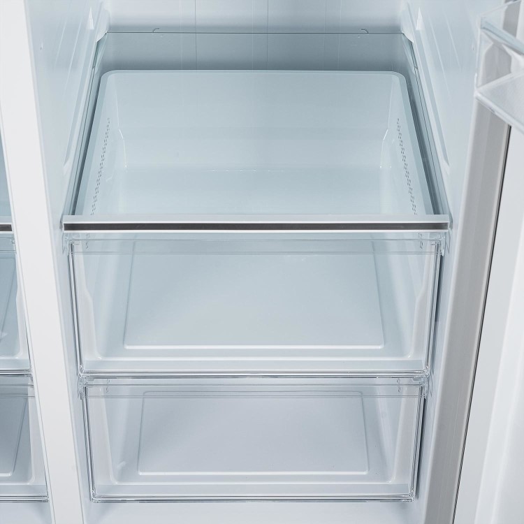 electriQ 525 Litre Side-by-Side American Fridge Freezer - Stainless steel - Image 10