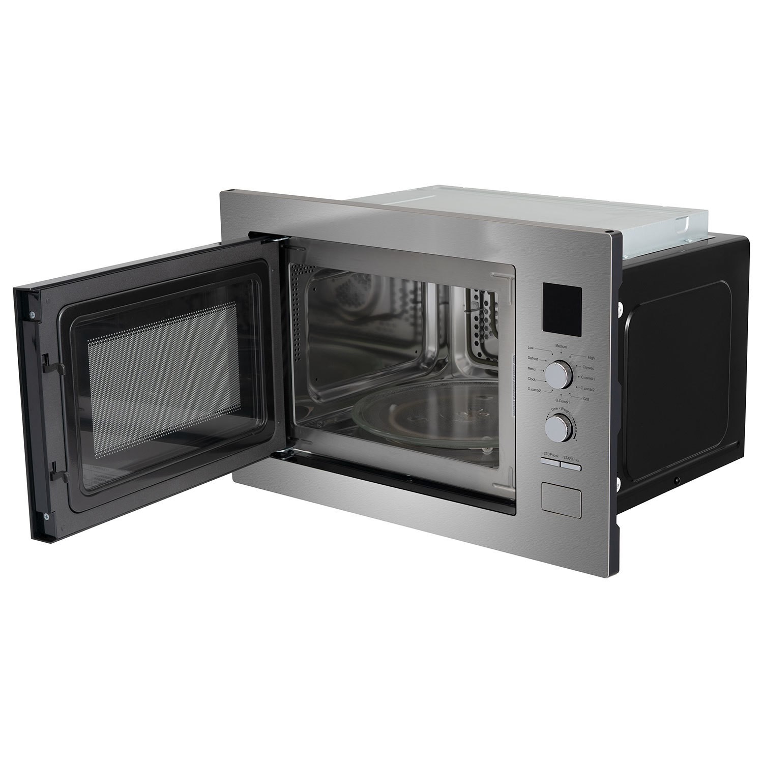 electriQ 25L Built-in Combi Microwave Oven with Grill - Stainless Steel - Image 7