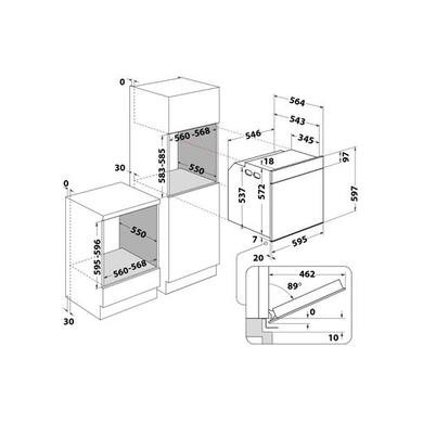 Hotpoint Class 4 HOI4S8HM0XUK Fan Oven with Air Fry - Stainless Steel - Image 8
