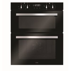 CDA DC741BL Built-Under Electric Double Oven - Black