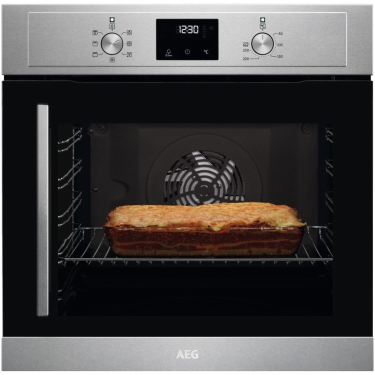 AEG 3000 Series BCX335R11M Electric Single Oven with Right Hand Opening