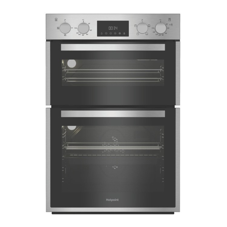 Hotpoint DIH10DIX Built-In Electric Double Oven - Stainless Steel