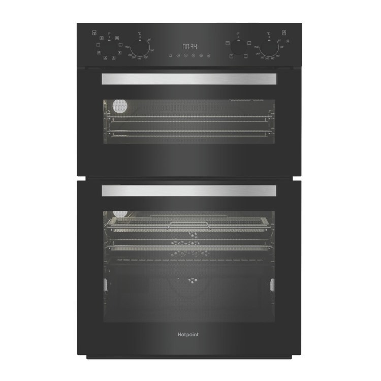 Hotpoint DIH82G1AB Built-In Electric Double Oven with Air Fry - Black