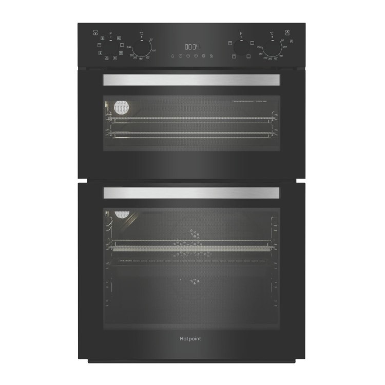 Hotpoint DIH82GB Built-In Electric Double Oven - Black