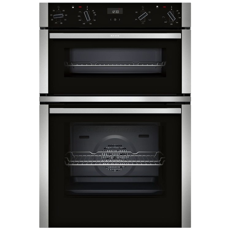 Neff N50 U1ACE2AN3B Built-In Double Oven - Stainless Steel