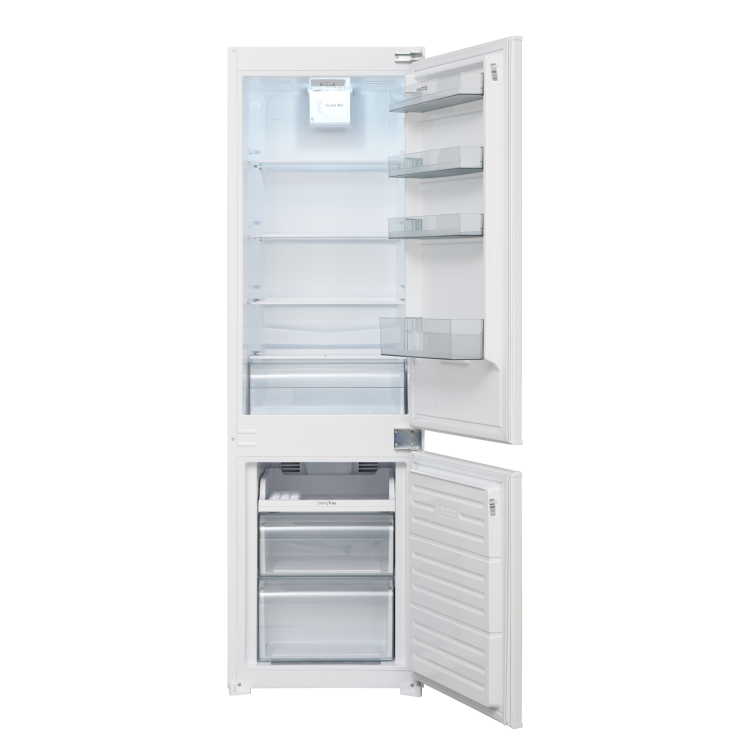 electriQ 243 Litre Frost Free 70/30 Integrated Fridge Freezer - White