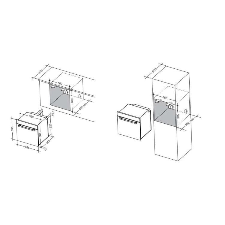 CDA SG121SS Gas Single Oven - Stainless Steel - Image 2
