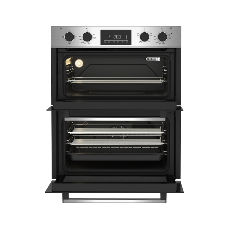 Beko Built Under Electric Double Oven - Stainless Steel - Image 2