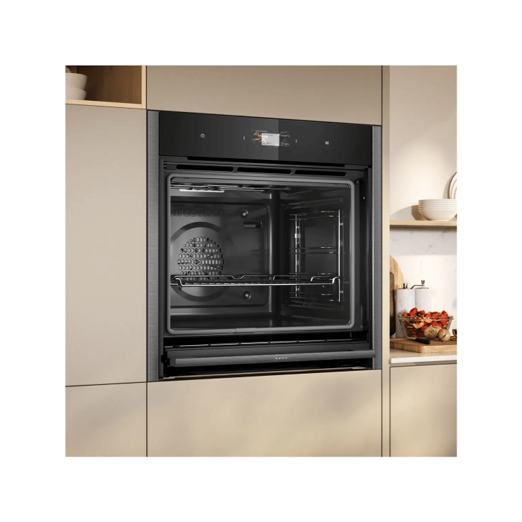 Neff N90 B64CS71G0B Slide and Hide Pyrolytic Self Cleaning Oven - Graphite Grey - Image 2