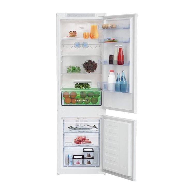Beko 262 Litre 70/30 Integrated Fridge Freezer - White - Image 2